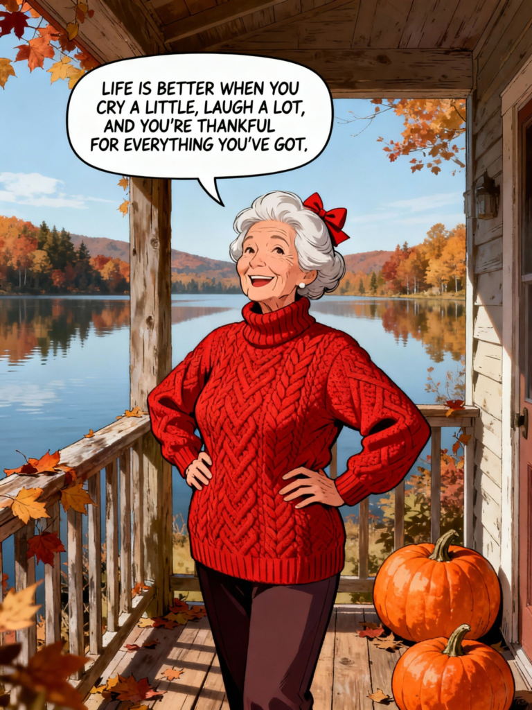 A Retired Lady Sharing Her Thoughts About Old Age in 20 Jokes 3 image 1189