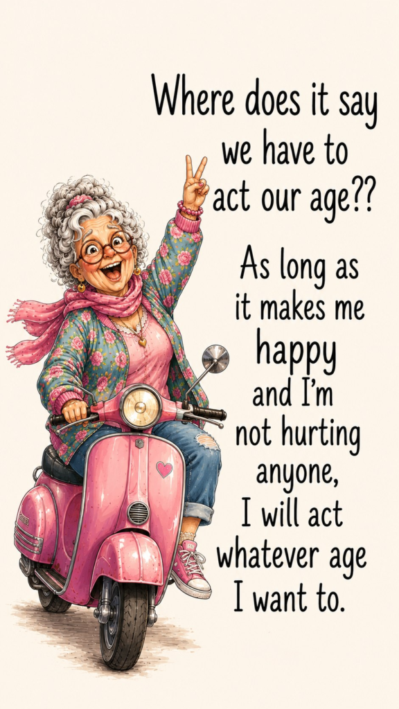 20 Jokes About Funny Senior Ladies Who Never Stop Smiling 3 image 291
