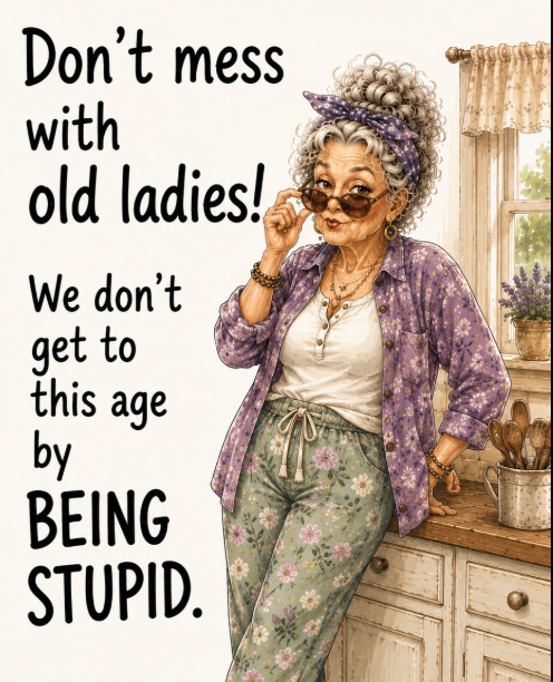 20 Jokes About Funny Senior Ladies Who Never Stop Smiling 6 image 294