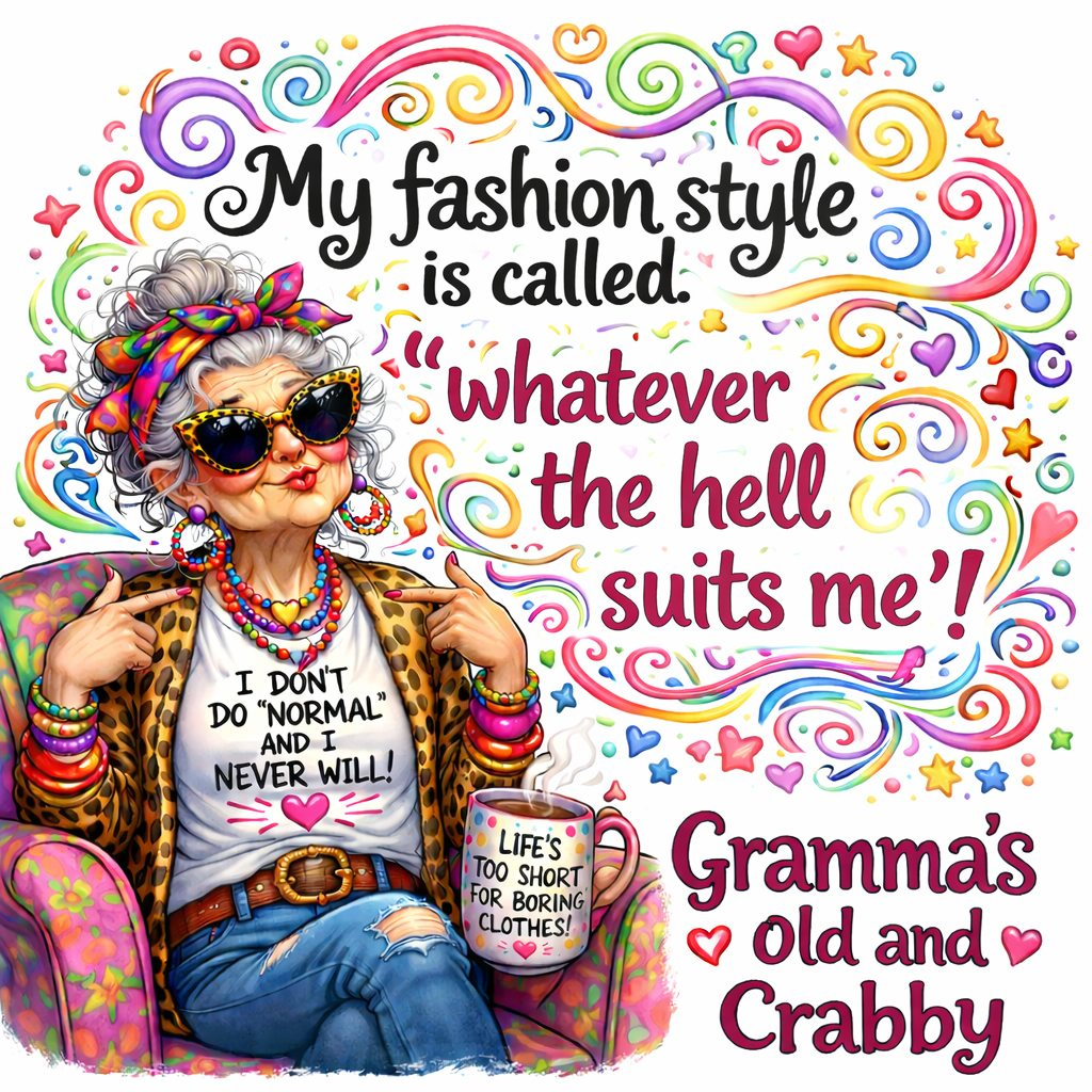 A Cute Grandma Create Funny Jokes About Older Women With Humor 8 image 838