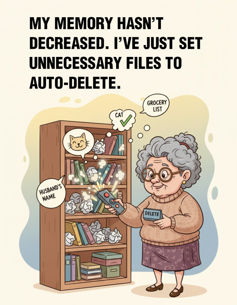 20 New Illustrations Based On Old Age Women and Their Funny Little Worries 10 image 134