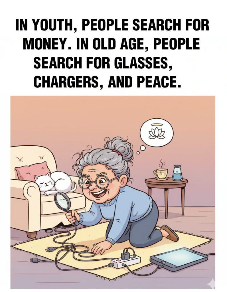 20 New Illustrations Based On Old Age Women and Their Funny Little Worries 13 image 137